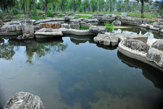 河岸石头 景观石