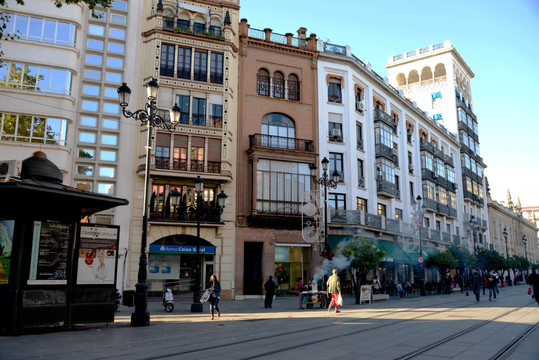 西班牙马德里街景