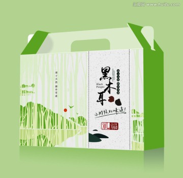 黑木耳包裝展開圖