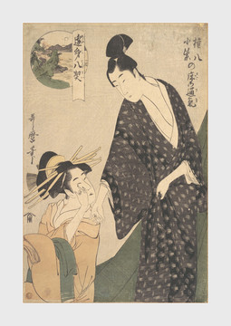 日本藝妓風(fēng)俗畫