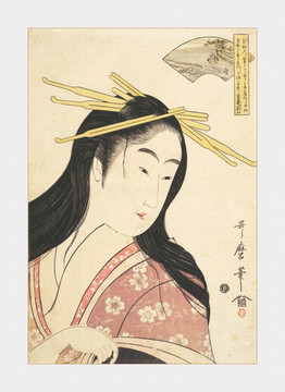 日本藝妓美人圖