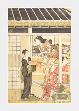 日本藝妓美人圖