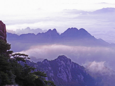 水墨黄山