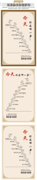 企業(yè)文化展板今天你在哪一步