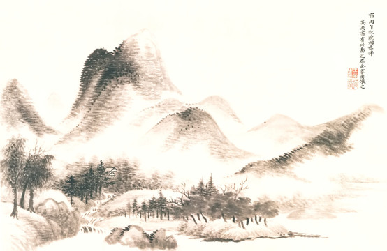 近現(xiàn)代山水畫(huà)