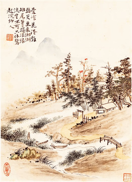 中式客廳掛畫