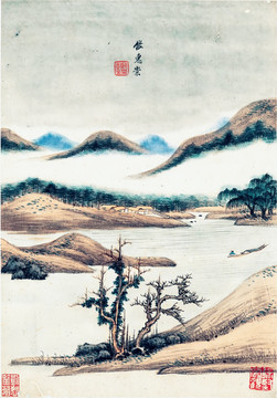 古畫山水名畫