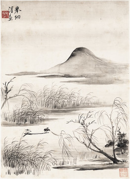 抽象山水画