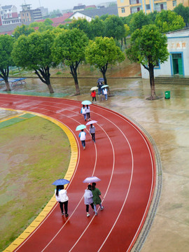 下雨