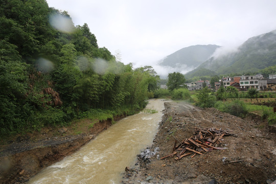 洪水 河流 涨水 汛期 防汛