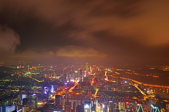 深圳夜景 深圳全景