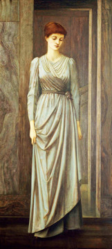 美女人物油畫