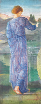 古典美女油畫