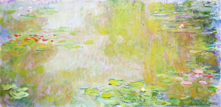 鄉(xiāng)村田園風(fēng)景 莫奈作品