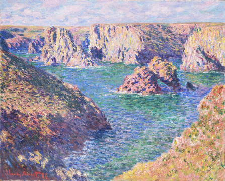 風(fēng)景油畫 莫奈作品