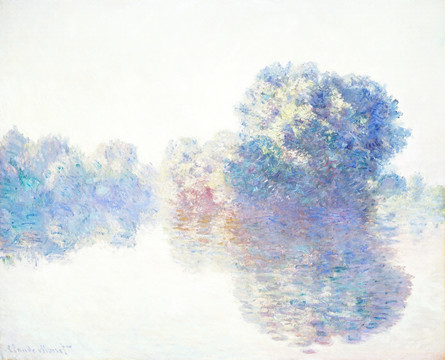 風(fēng)景油畫 莫奈作品