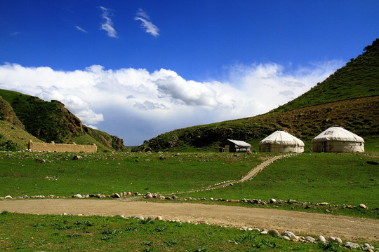 峡谷风光 喀拉峻