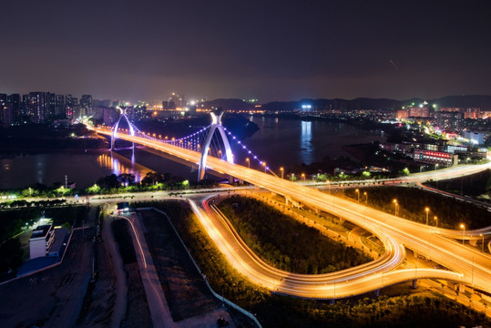 南宁 英华大桥夜景