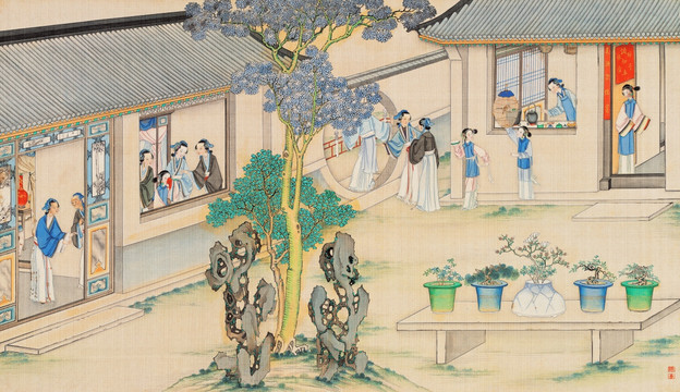 紅樓夢(mèng)人物風(fēng)景國(guó)畫(huà) （超清版）