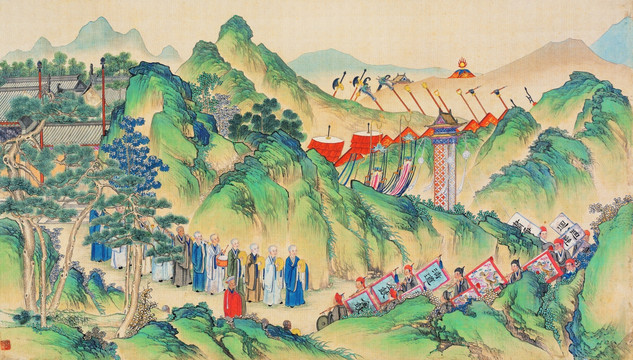 紅樓夢(mèng)人物風(fēng)景國(guó)畫 （超清版）