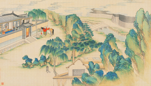 紅樓夢(mèng)人物風(fēng)景國(guó)畫 （超清版）