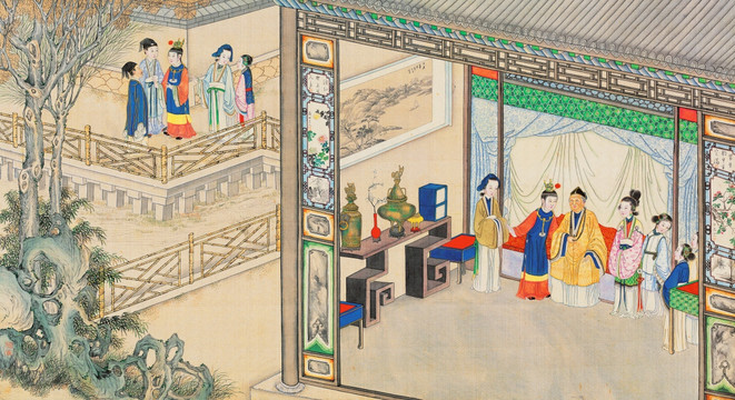 紅樓夢(mèng)人物風(fēng)景國(guó)畫 （超清版）