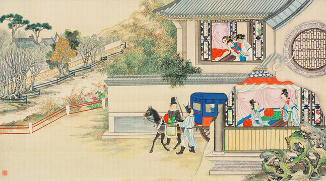 紅樓夢人物風景國畫 （超清版）