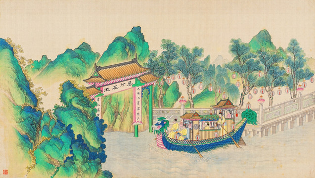 红楼梦人物风景国画 （超清版）