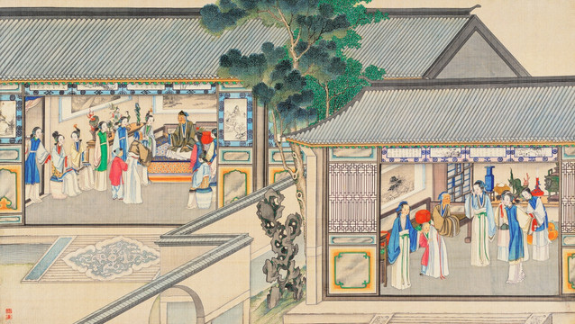 紅樓夢(mèng)人物風(fēng)景國(guó)畫 （超清版）