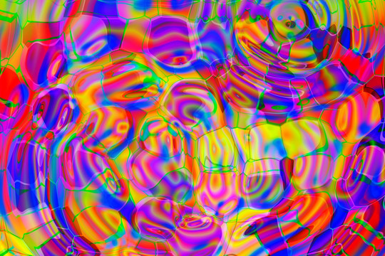 抽象多彩線條 無分層
