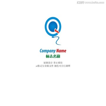 Q字母logo