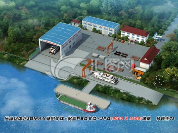 船廠鳥瞰圖