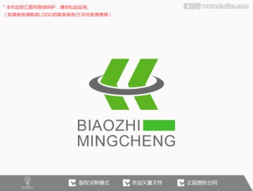 H字母标志logo