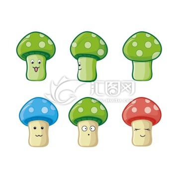 卡通蘑菇