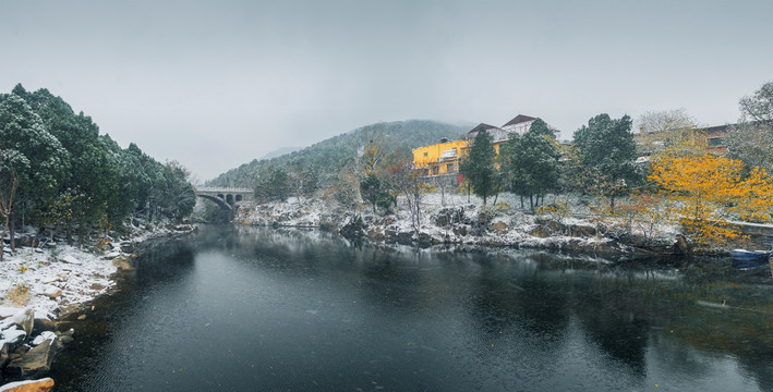 黑龙潭雪景