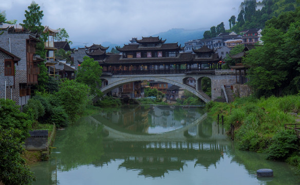 廊桥 芙蓉镇