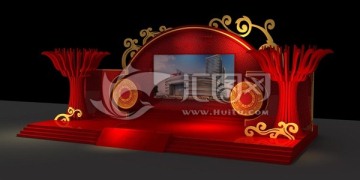 中式舞臺(tái) 開業(yè)舞臺(tái) 周年 慶典