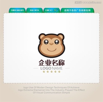 小熊卡通LOGO