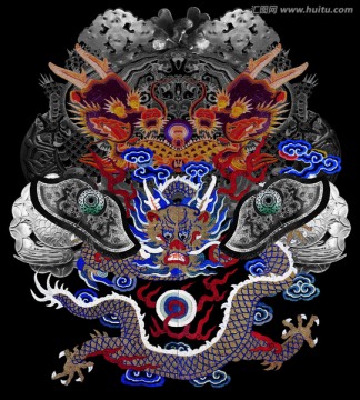 刺繡組合神獸