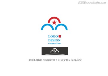 标志logo设计 旭日东升