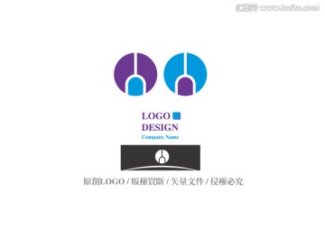 标志logo设计 源头 汇聚