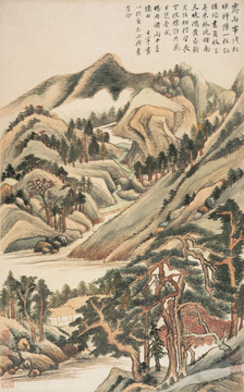 董其昌 仿古山水冊