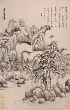 董其昌 仿古山水冊
