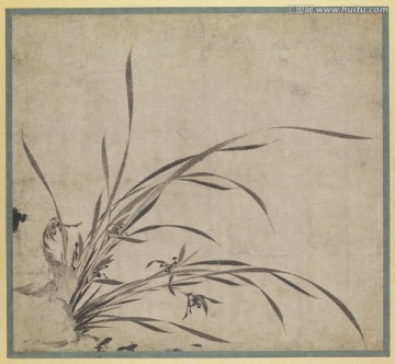 蘭花圖 元 普明