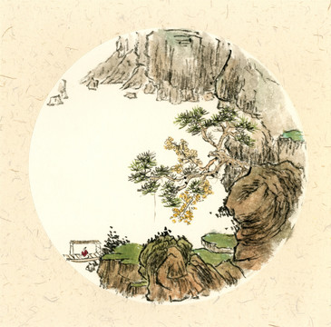 国画山水画