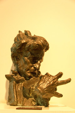 铜雕 帕格尼尼音乐家雕塑