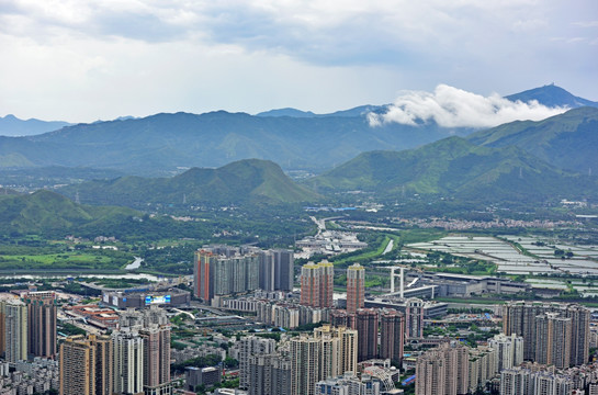 深圳全景 福田口岸