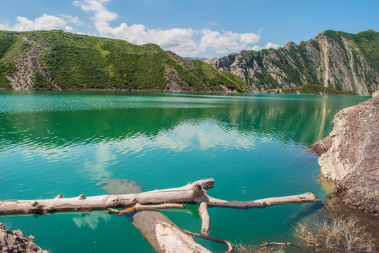 新疆高山湖泊