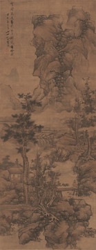 藍(lán)瑛 云壑高逸圖