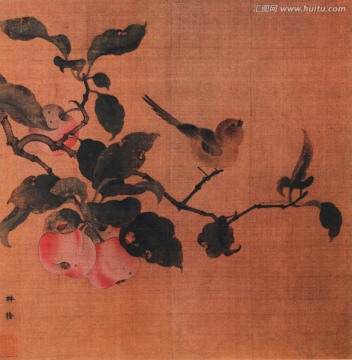 果熟來禽圖 林椿